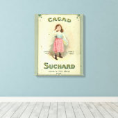 Viktorianisch Chocolate Kiss Girl Sugar Leinwanddruck (Insitu (Holzboden))