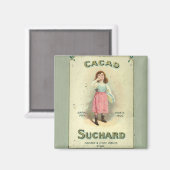 Viktorianisch Chocolate Kiss Girl Sugar Magnet (Vorderseite/Rückseite)