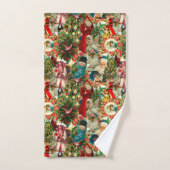 VIKTORIANISCH CHRISTMAS COLLAGE BADHANDTUCH SET (Handtuch)