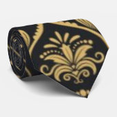 Viktorianisch Collection Familienwappen Black Neck Krawatte (Gerollt)