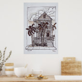 Viktorianisch Conch House | Key West, Florida Poster (Küche)