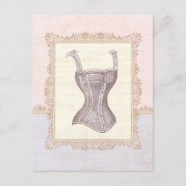 Viktorianisch Corset Lingerie Brautparty Einladung