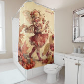 Viktorianisch "Cranberry Fairy" Duschvorhang (Beispiel)