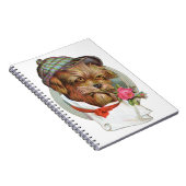 Viktorianisch Dog Spiral Foto Notebook Notizblock (Rechte Seite)