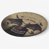 Viktorianisch Dracula Gothic Horror Party Pappteller (Schrägansicht)