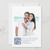 Viktorianisch Dusty Blue Französischer Garten Blum Einladung (Rückseite)