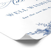 Viktorianisch Dusty Blue French Garden - Beratung Poster (Ecke)