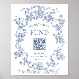 Viktorianisch Dusty Blue French Garden Honeymoon F Poster