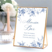 Viktorianisch Dusty Blue French Garden Mimosa Bar  Poster