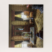 Viktorianisch eingerichtetes Wohnzimmer Puzzle (Vertikal)