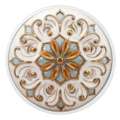 Viktorianisch Elegance Keramik Knoblauch Pull Keramikknauf (Vorderseite)