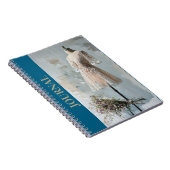 Viktorianisch Elegance Little Black Dress LBD Beig Notizblock (Rechte Seite)