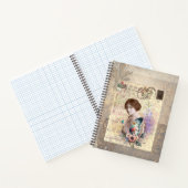 Viktorianisch Elegance Vintag Lady Collage Notizblock (Innenseite)