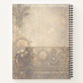 Viktorianisch Elegance Vintag Lady Collage Notizblock (Rückseite)