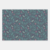 Viktorianisch English Garden Mix Birds Berries Geschenkpapier Set (Vorderseite)