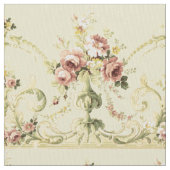 Viktorianisch Era Rose Bouquet Frieze Pattern Stoff (Nahaufnahme)