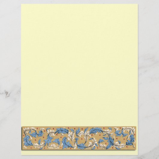 Viktorianisch Feathers Border Flyer (Hinten)