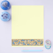 Viktorianisch Feathers Border Flyer (Einzeln)