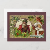 Viktorianisch frohe Weihnachten Weihnachten (Vorne/Hinten)