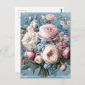 Viktorianisch Garden Bouquet Postkarte (Vorne/Hinten)