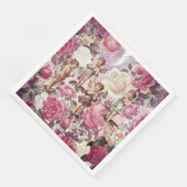 Viktorianisch Garden Dinner Paper Napkins Serviette (Ecke)