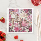 Viktorianisch Garden Dinner Paper Napkins Serviette (Beispiel)