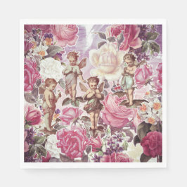 Viktorianisch Garden Luncheon Paper Napkins Serviette