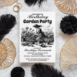 Viktorianisch Gardens Party Einladung Delta Beach  Postkarte