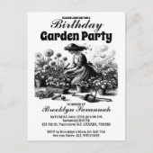 Viktorianisch Gardens Party Einladung Delta Beach Postkarte (Vorderseite)