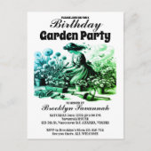 Viktorianisch Gardens Party Einladung Delta Beach Postkarte (Vorderseite)