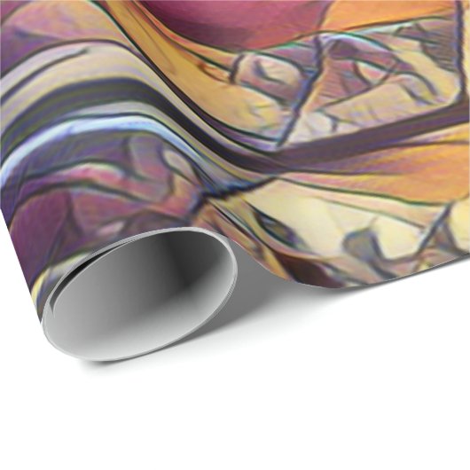 VIKTORIANISCH GEBÄUDE FUN GESCHENKPAPIER (Rolleneckpunkt)