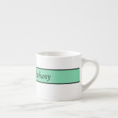 Viktorianisch Geblüht Mit Monogramm Espressotasse (Rechts)