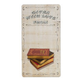 Viktorianisch gegeben mit Liebe Buchzeichen (Vorne)