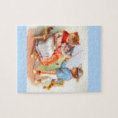 Viktorianisch gekleidete Kätzchen Puzzle (Horizontal)