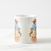 Viktorianisch gekleidete Katzen Kaffeetasse (Mittel)