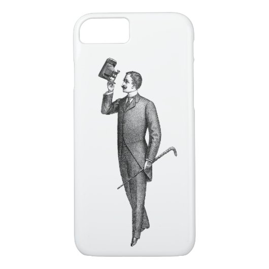 Viktorianisch Gentleman Selfie Case-Mate iPhone Hülle (Rückseite)