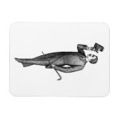 Viktorianisch Gentleman Selfie Magnet (Horizontal)