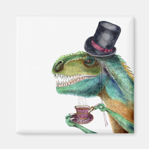 Viktorianisch Gentleman Tyrannosaurus Rex Magnet