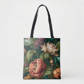 Viktorianisch gestrichene Blume Tasche (Vorderseite)
