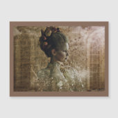 Viktorianisch Ghost Lady-in-Gewartet Magnetkarte (Vorderseite)