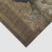 Viktorianisch Ghost Lady-in-Gewartet Seidenpapier (Ausschnitt)