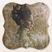 Viktorianisch Ghost Lady-in-Gewartet Untersetzer (Vorderseite)