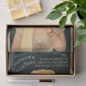 Viktorianisch Ginger Tonic Ad Ephemera craft Seidenpapier (Geschenk)