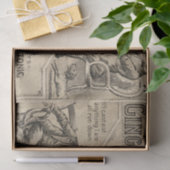 Viktorianisch Ginger Tonic Poster Ad-Craft Seidenpapier (Geschenk)