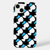 Viktorianisch Girl Silhouette Cameo iPhone Case (Rückseite)