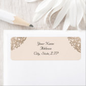 Viktorianisch Gold Filigree Rücksendeadresse (Insitu)