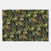 Viktorianisch Gothic Dark Botanicals Forest Glam Geschenkpapier Set (Vorderseite)