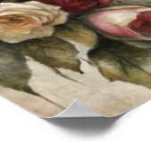 Viktorianisch Gothic Girl & Florals London Poster (Ecke)