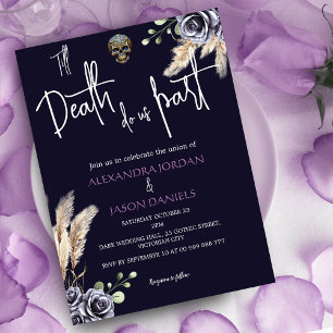 Viktorianisch Gothic-Hochzeit Einladung