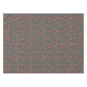 Viktorianisch Gothic Perfect Red & Fuchsia Rose Tischdecke (Vorderseite (Horizontal))